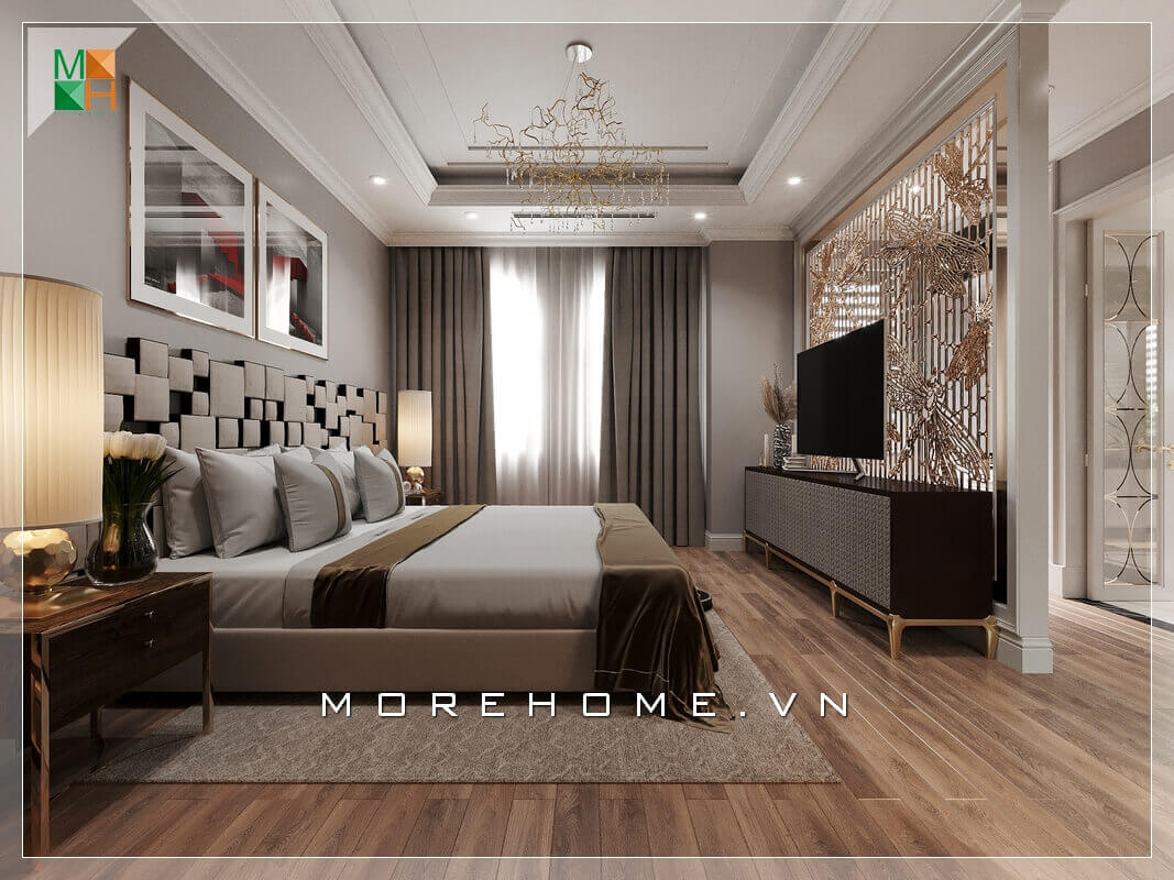Những ý tưởng thiết kế phòng ngủ biệt thự đẹp đắm say