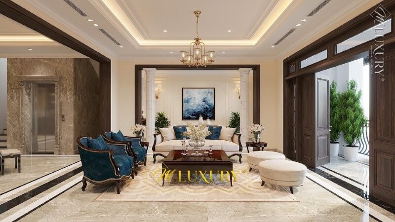Thiết kế nội thất biệt thự tân cổ điển cao cấp tại Việt Hưng Mẫu nội thất biệt thự tân cổ điển đẹp