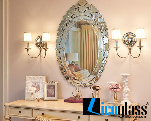Gương kính nghệ thuật tạo ấn tượng mới cho không gian