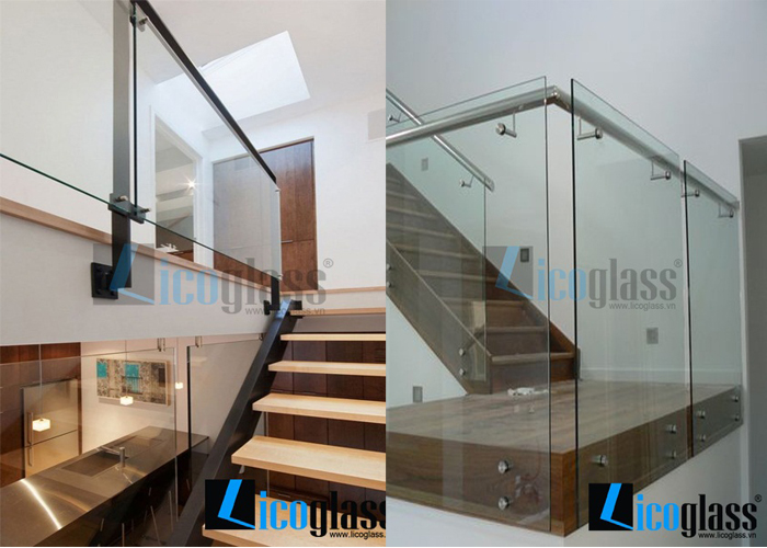 Lan can kính cường lực