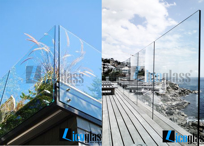 Lan can kính cường lực